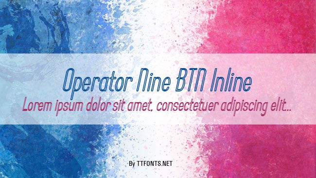 Operator Nine BTN Inline example
